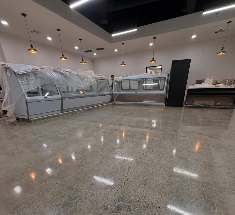 polished concrete commercial Orange County